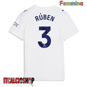 Manchester City Ruben Dias #3 Terza Maglia Femmina 2026-27 Manica Corta